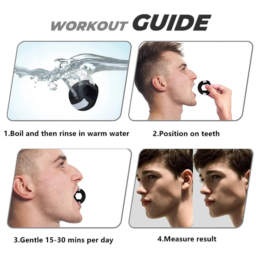 5 pieces of  Gel Jaw Exercise Line Ball